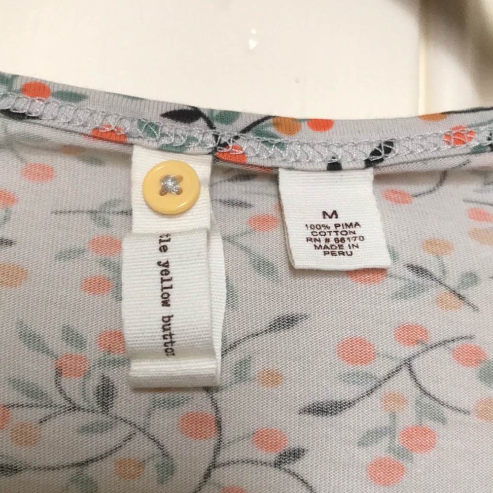 Little Yellow Button Tunic - Picture 2 of 2